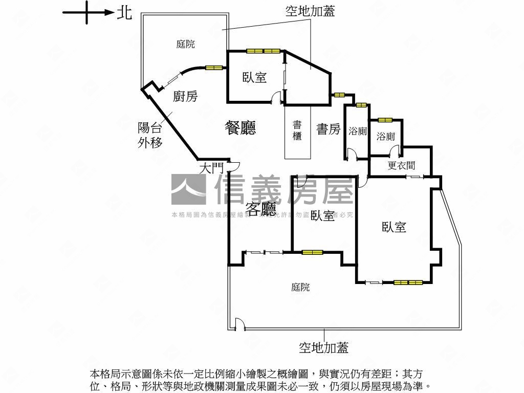 天母溫馨大庭院美屋房屋室內格局與周邊環境