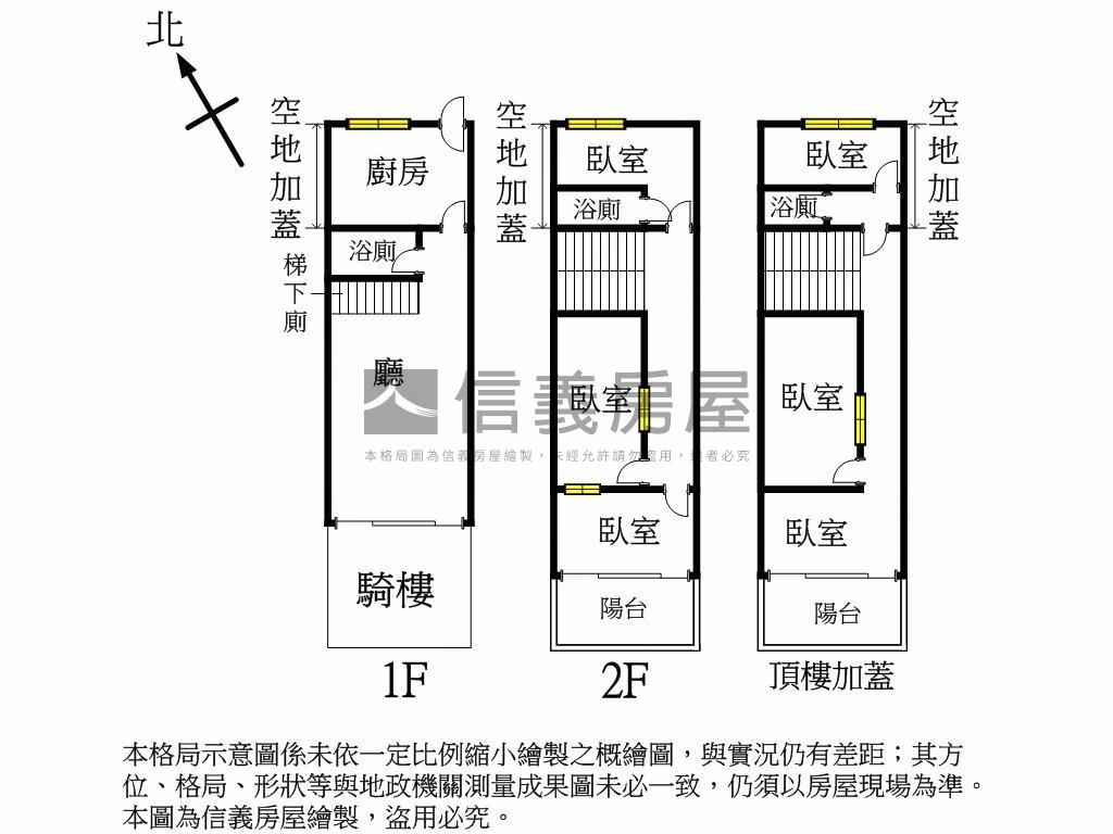 近正德高中騎樓透天房屋室內格局與周邊環境