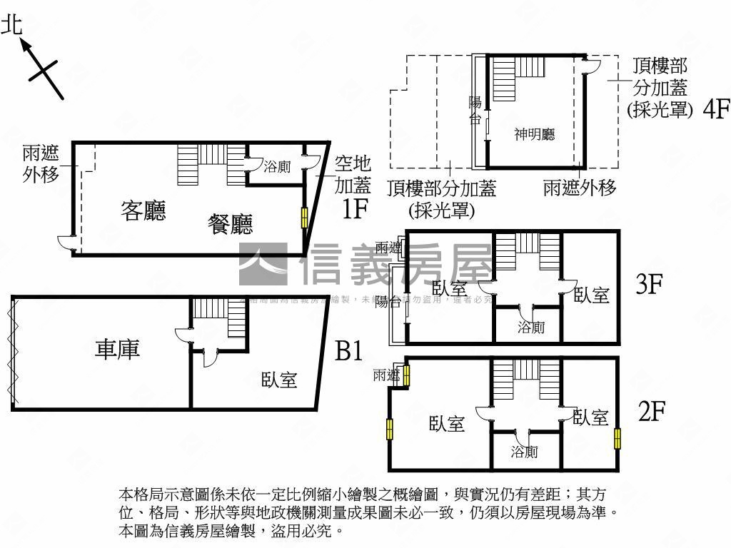 歐洲心五房美宅房屋室內格局與周邊環境