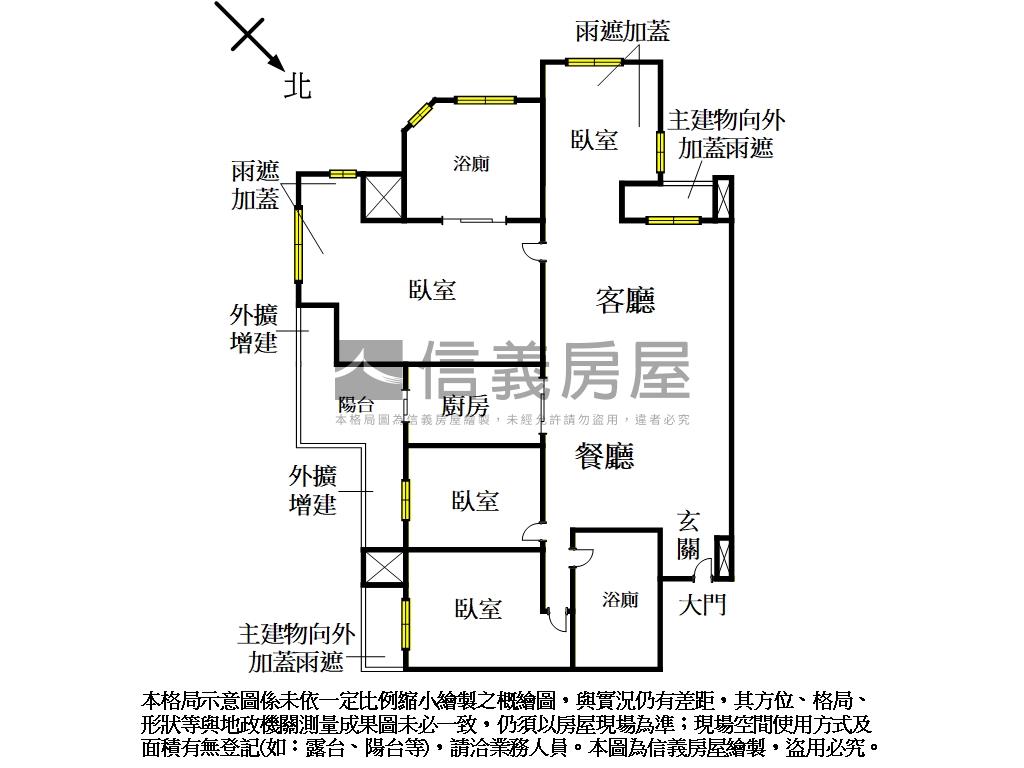台北灣古典英倫樹海４房房屋室內格局與周邊環境