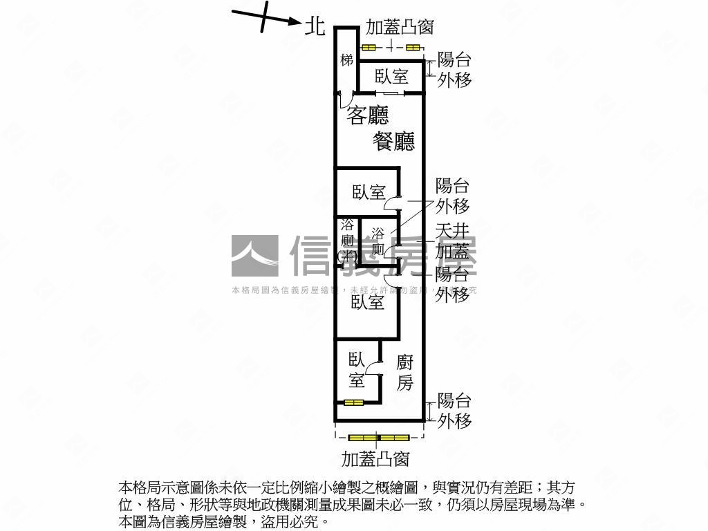 萬隆景福街２樓房屋室內格局與周邊環境