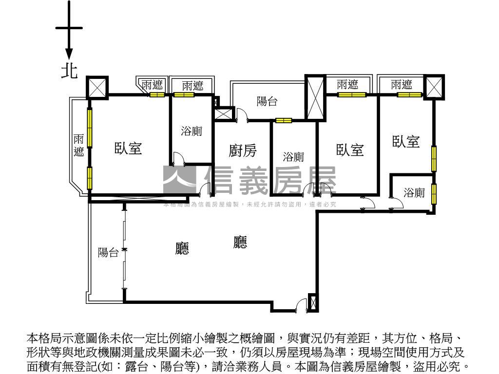 財政局標售－☆采吉三房房屋室內格局與周邊環境