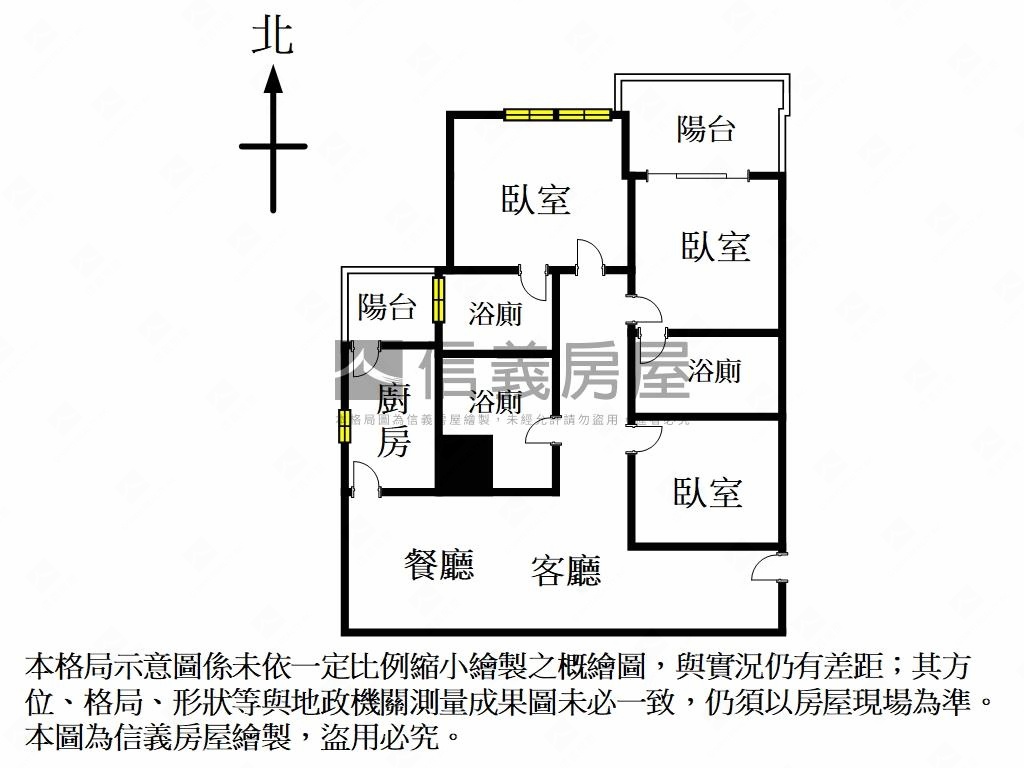 城易迅三房雙主臥有車位房屋室內格局與周邊環境