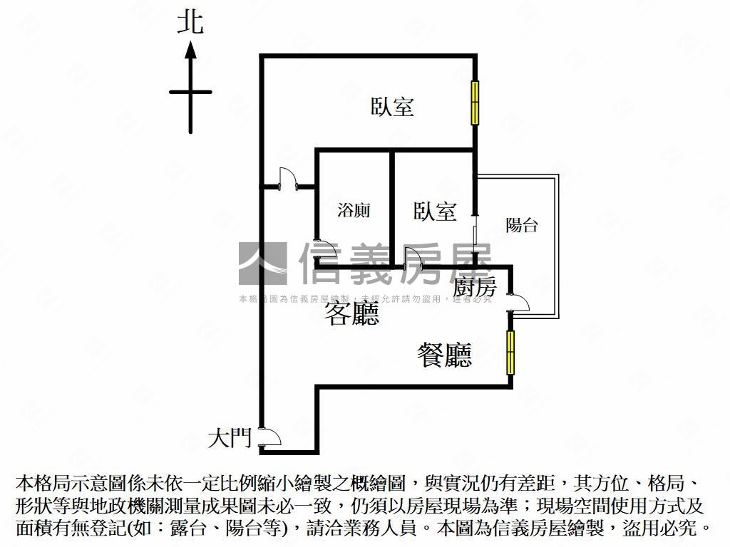 ★七期市政１號院二房平車房屋室內格局與周邊環境