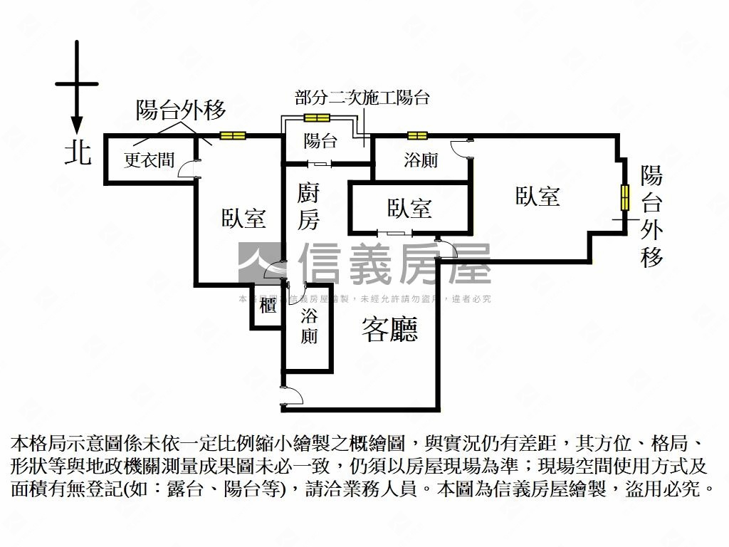 近萬大線捷運景觀三房房屋室內格局與周邊環境