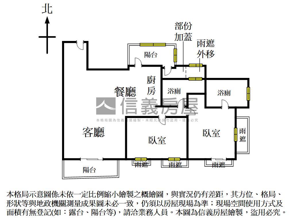 惠宇五十七間堂朝南美屋房屋室內格局與周邊環境