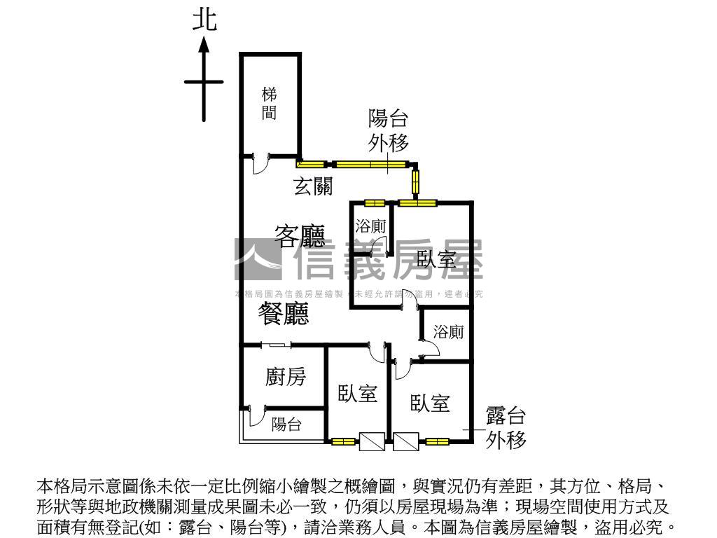 文心中清捷運三房車位房屋室內格局與周邊環境