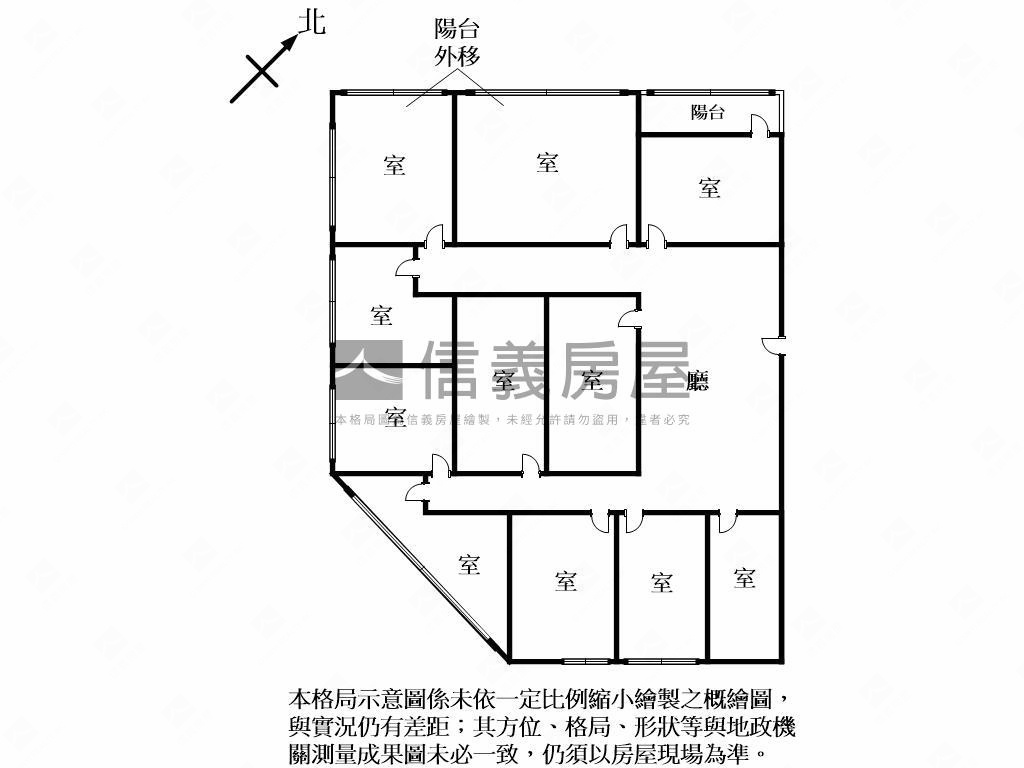 夯！寶璽百坪三面採光商辦房屋室內格局與周邊環境