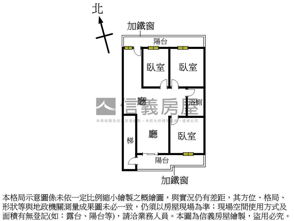 近浮洲公園三房美寓房屋室內格局與周邊環境