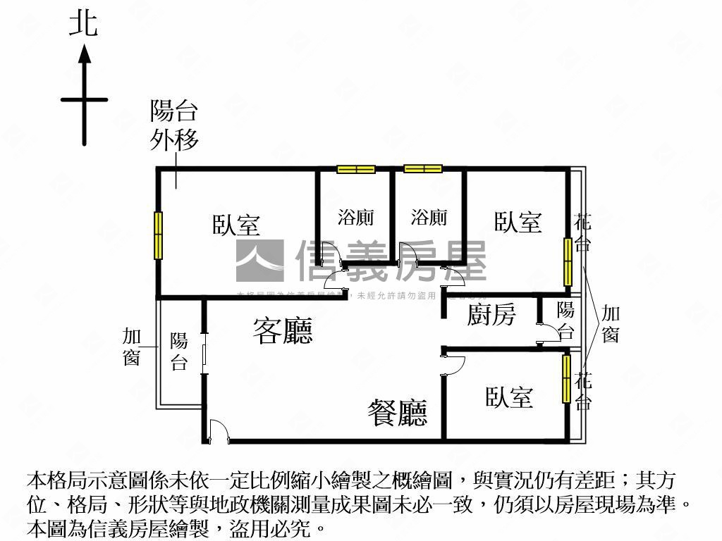 精美三房捷運宅優質學區戶房屋室內格局與周邊環境