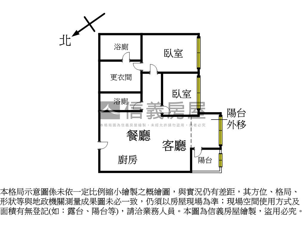 專任｜康朵｜２房２衛平車房屋室內格局與周邊環境