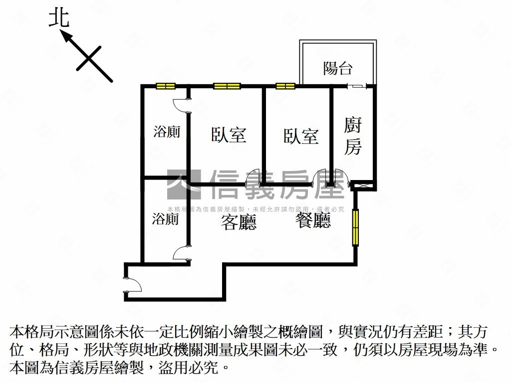 央北誠鑫優質兩房車位房屋室內格局與周邊環境