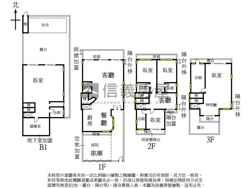 愛迪生游泳池別墅房屋室內格局與周邊環境