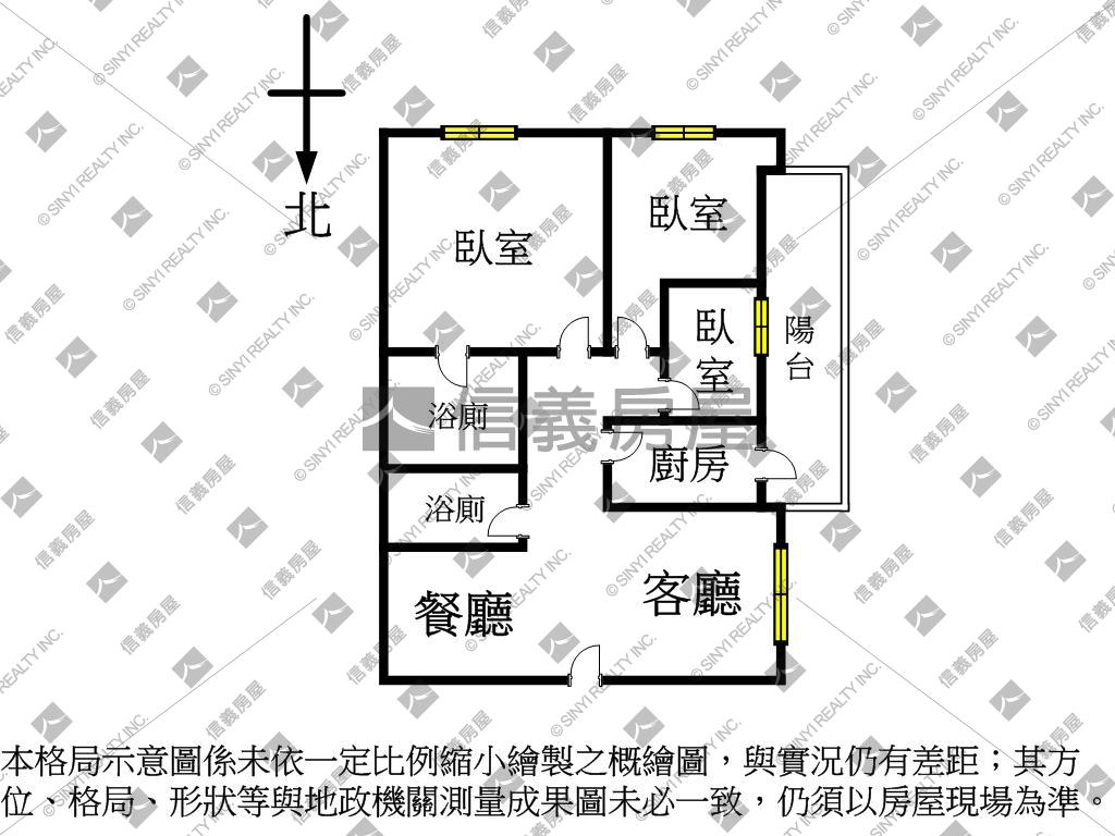 近建工商圈採光美３房車位房屋室內格局與周邊環境