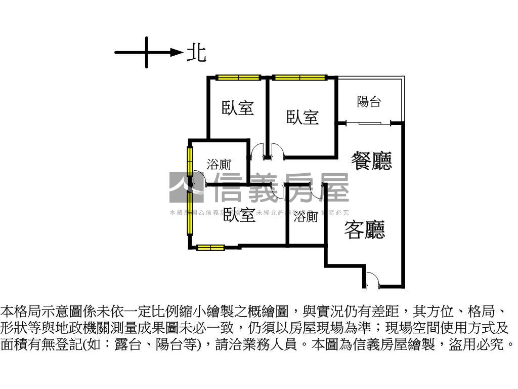 專。近捷運三房平面車位房屋室內格局與周邊環境