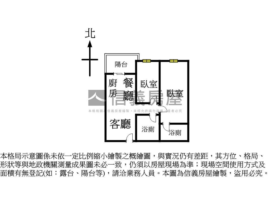 綠意景緻勝旺興２房車位房屋室內格局與周邊環境