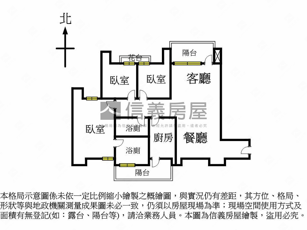 青春宏威·福華三房車位房屋室內格局與周邊環境