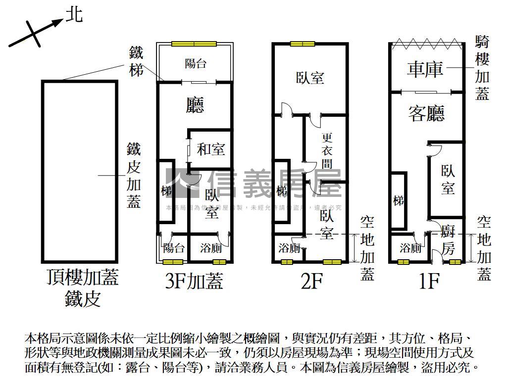 近陽明公園溫馨透天房屋室內格局與周邊環境