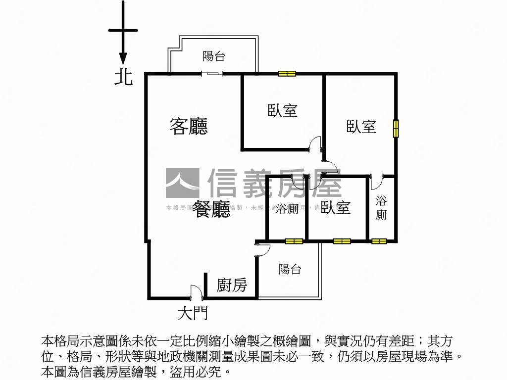 太美視野三房雙平面車位房屋室內格局與周邊環境