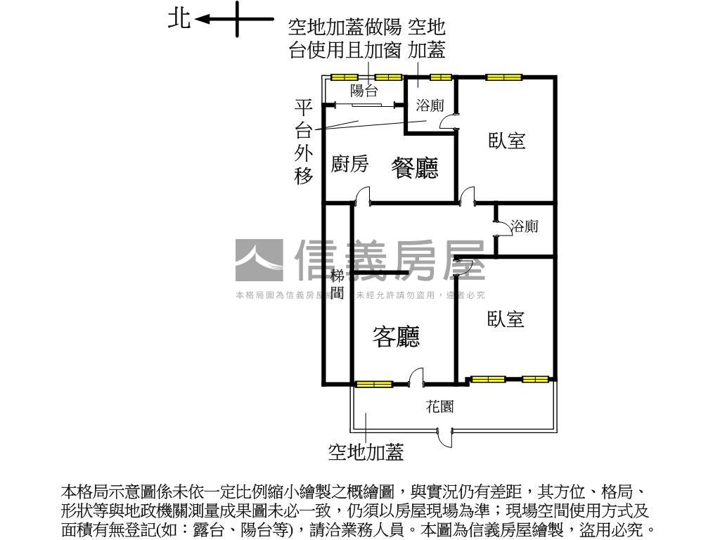 天母國中全天候管理一樓房屋室內格局與周邊環境