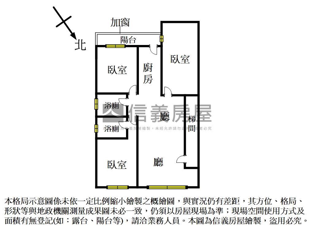 中和捷運二樓美美屋房屋室內格局與周邊環境