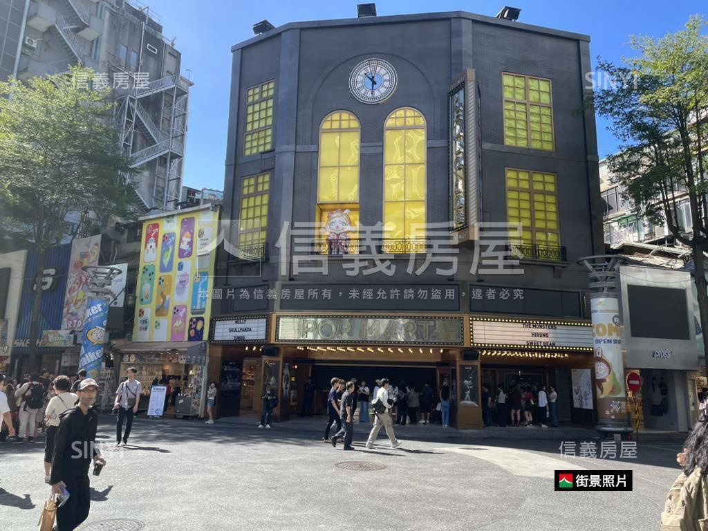 西門町稀有三角窗２樓店面房屋室內格局與周邊環境