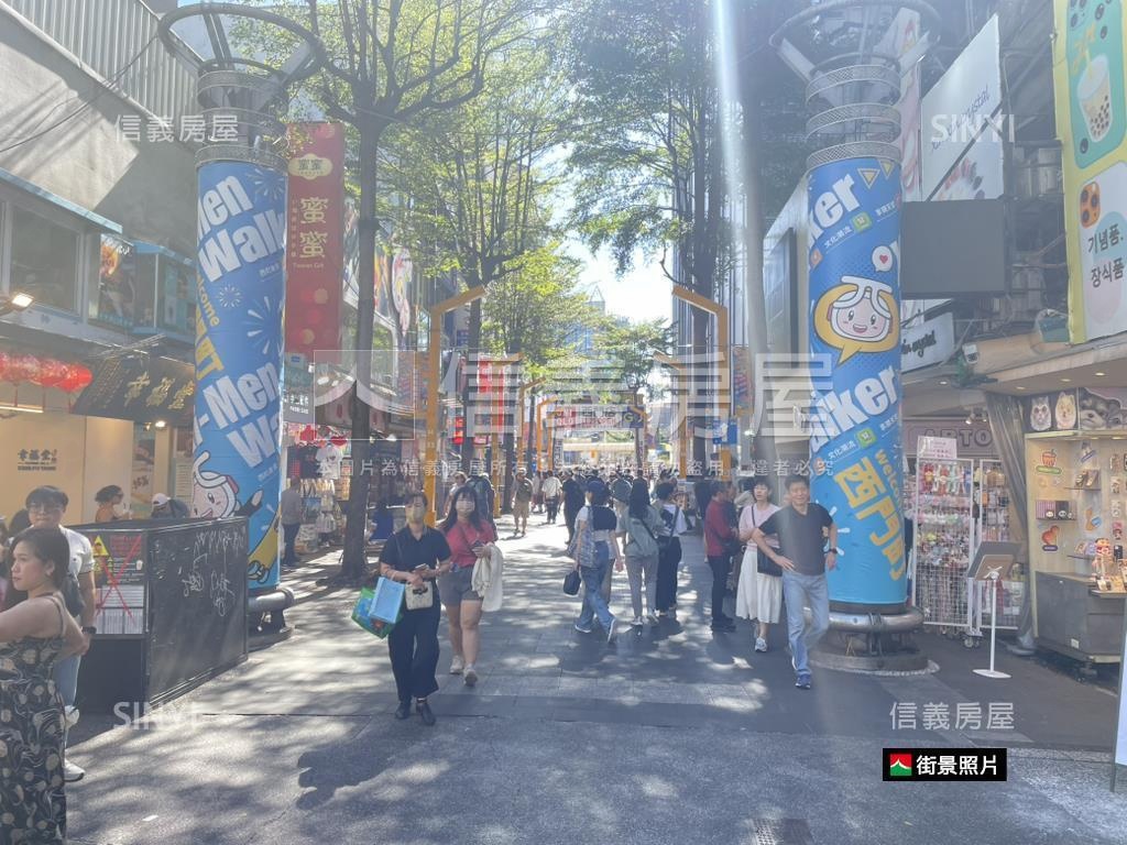 西門町稀有三角窗２樓店面房屋室內格局與周邊環境