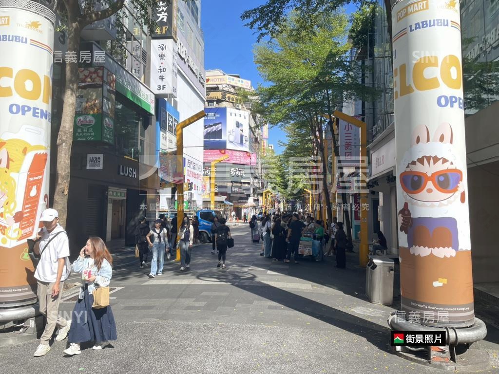 西門町稀有三角窗２樓店面房屋室內格局與周邊環境