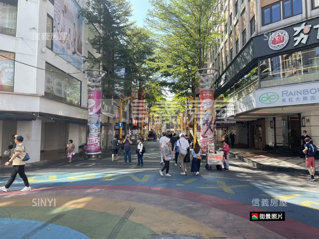 西門町稀有三角窗２樓店面房屋室內格局與周邊環境