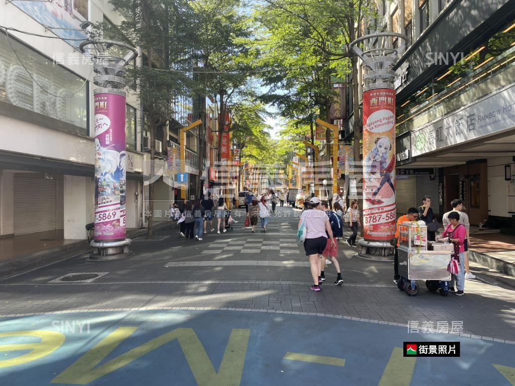 西門町稀有三角窗２樓店面房屋室內格局與周邊環境