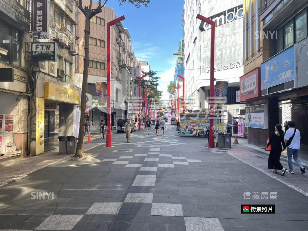 西門町稀有三角窗２樓店面房屋室內格局與周邊環境