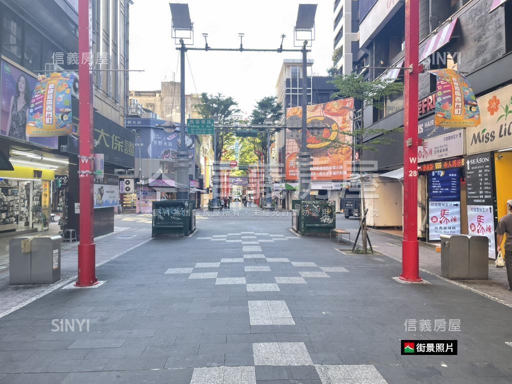 西門町稀有三角窗２樓店面房屋室內格局與周邊環境