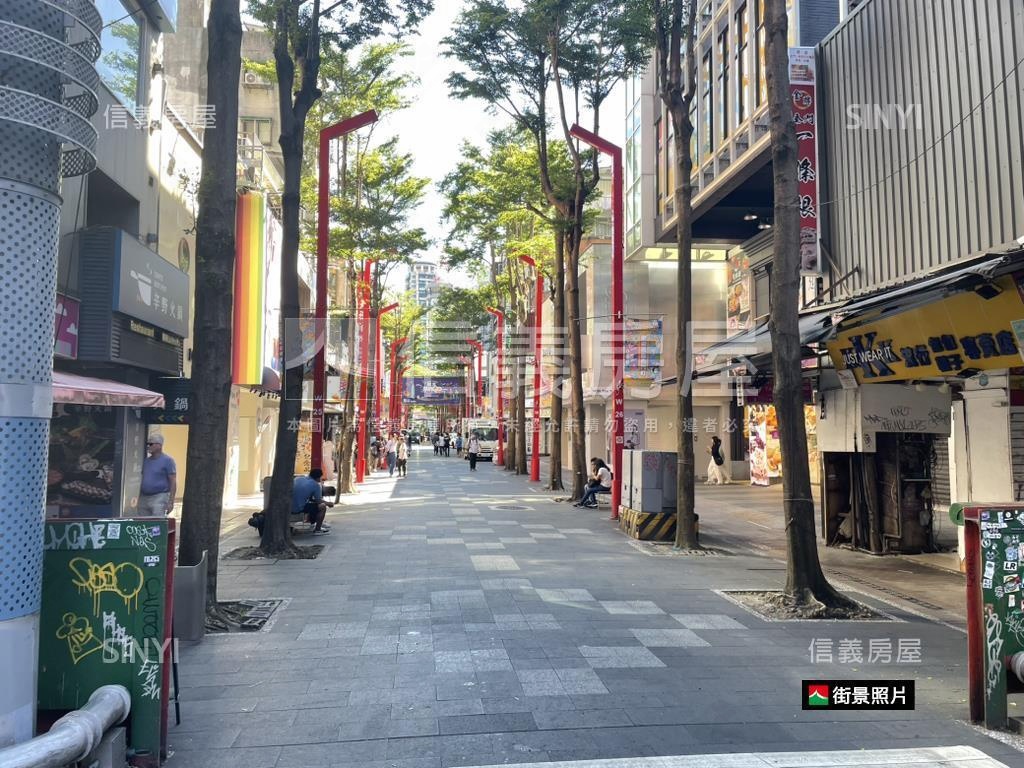 西門町稀有三角窗２樓店面房屋室內格局與周邊環境