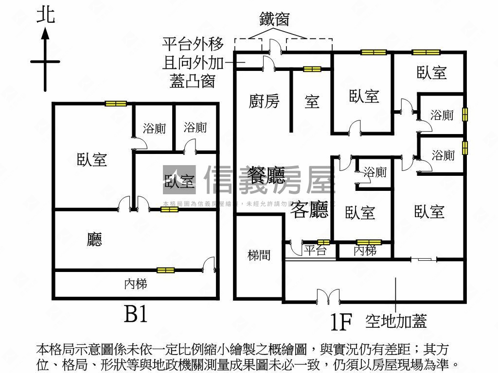 信義區優質裝潢庭院美居房屋室內格局與周邊環境