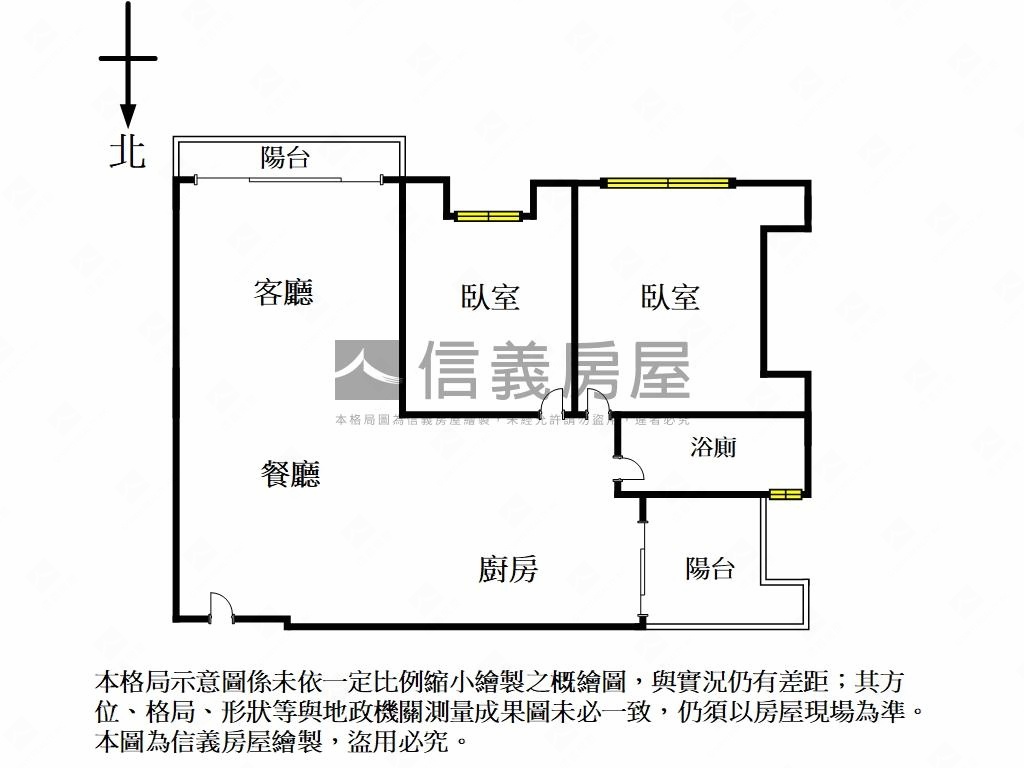 朝南～未來捷運～景觀二房房屋室內格局與周邊環境