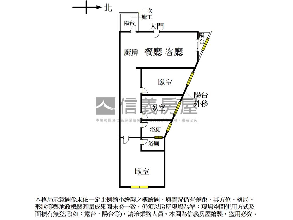 採光明亮通風美屋房屋室內格局與周邊環境