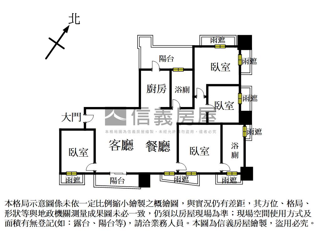 蒙特里安四房雙車位房屋室內格局與周邊環境