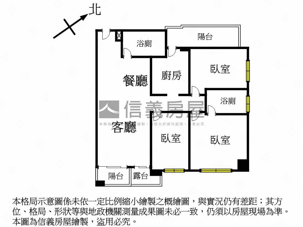 櫻花學～３房平面車位房屋室內格局與周邊環境