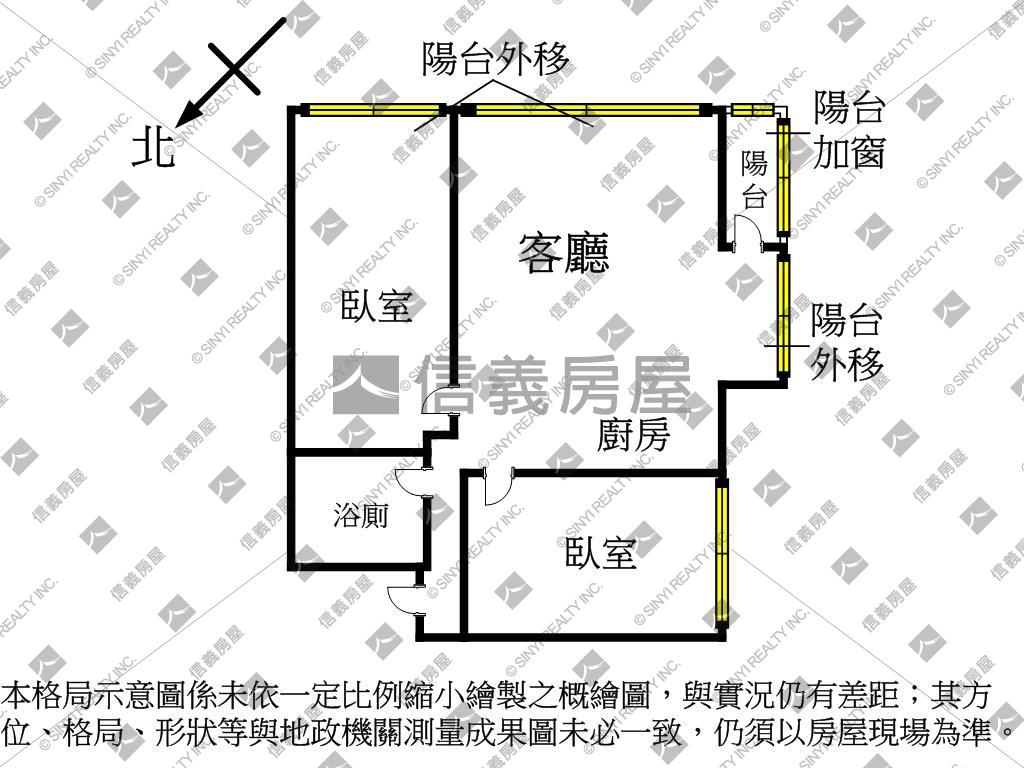 西門ＴＯＫＹＯ。採光兩房房屋室內格局與周邊環境