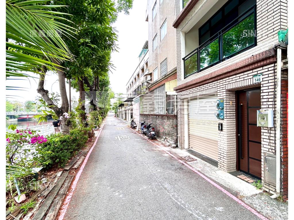 面河景首排車庫透天房屋室內格局與周邊環境