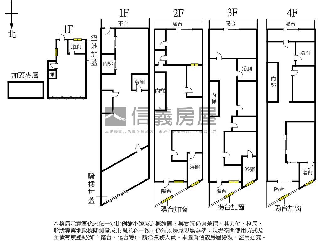 獨立地號新莊廟街店面房屋室內格局與周邊環境