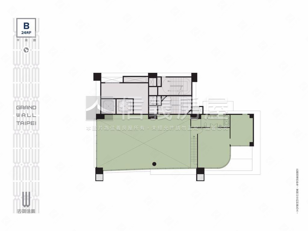 宏築信義Ｂ１高樓房屋室內格局與周邊環境