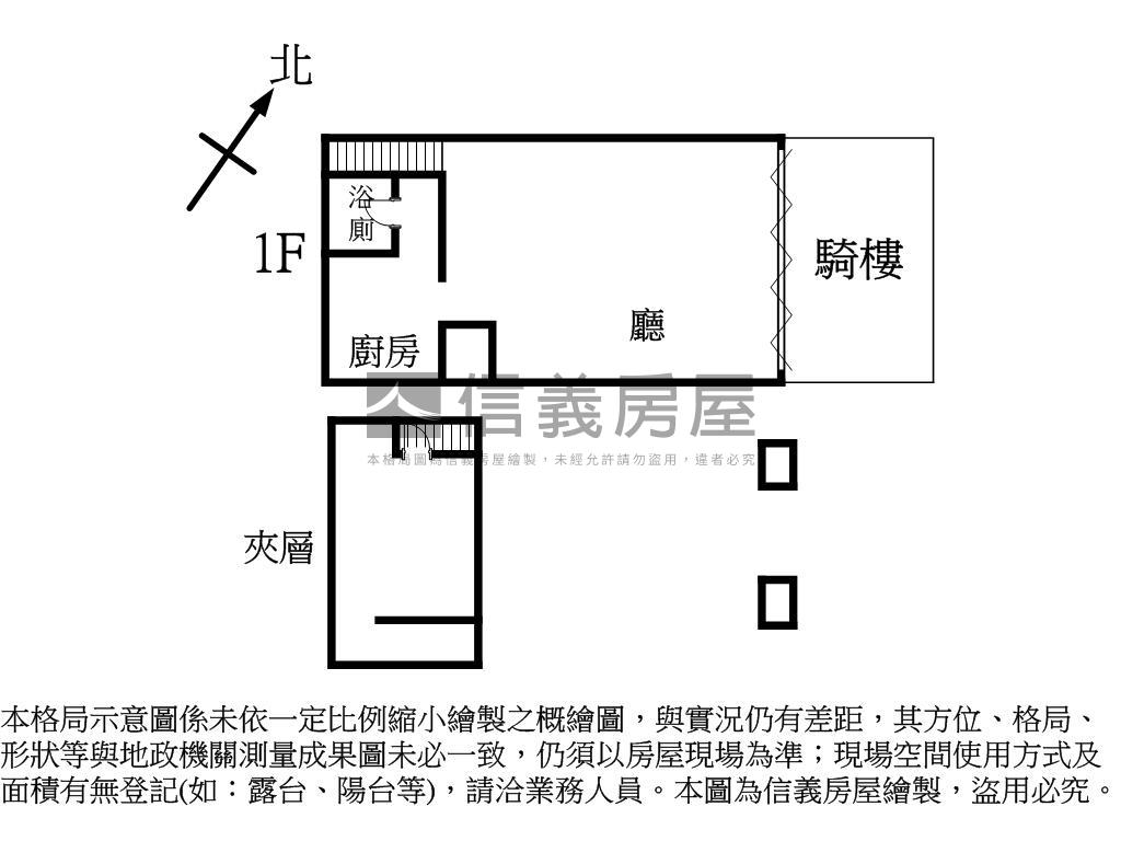 東區夏卡爾店面１房屋室內格局與周邊環境