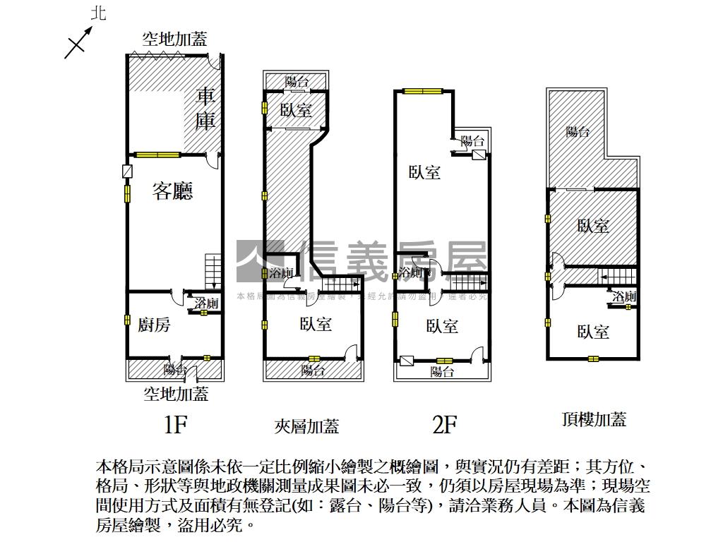 大橋一街約八米路挑高車墅房屋室內格局與周邊環境