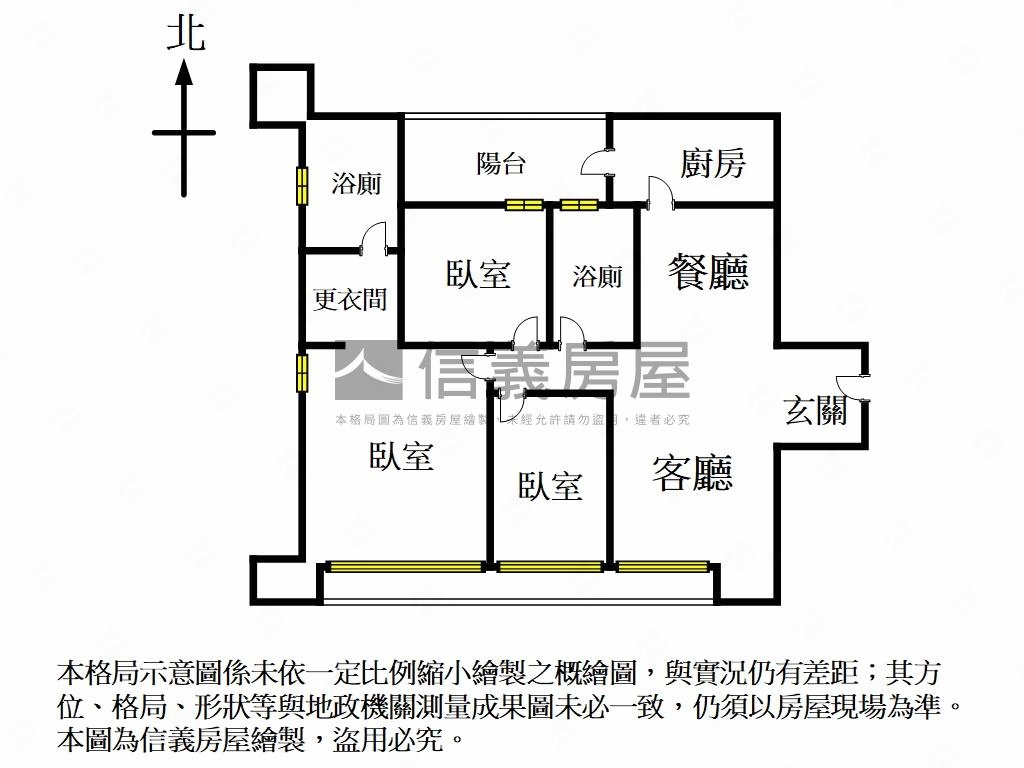 忠泰湛高質感方正大三房房屋室內格局與周邊環境
