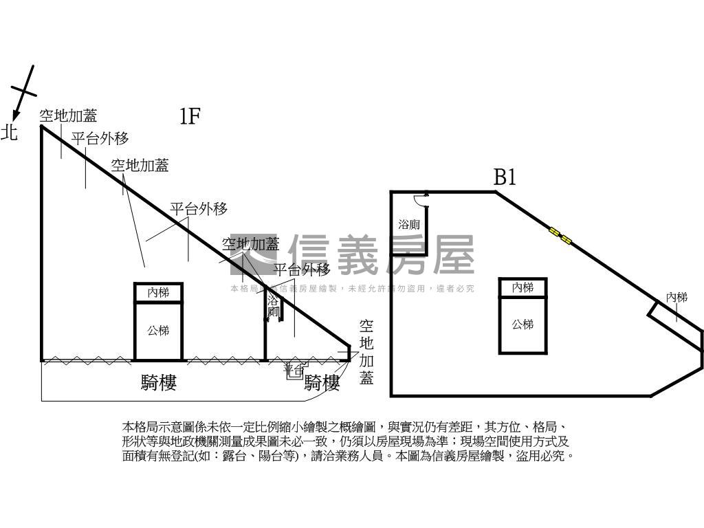 忠孝大面寬角間金店面房屋室內格局與周邊環境