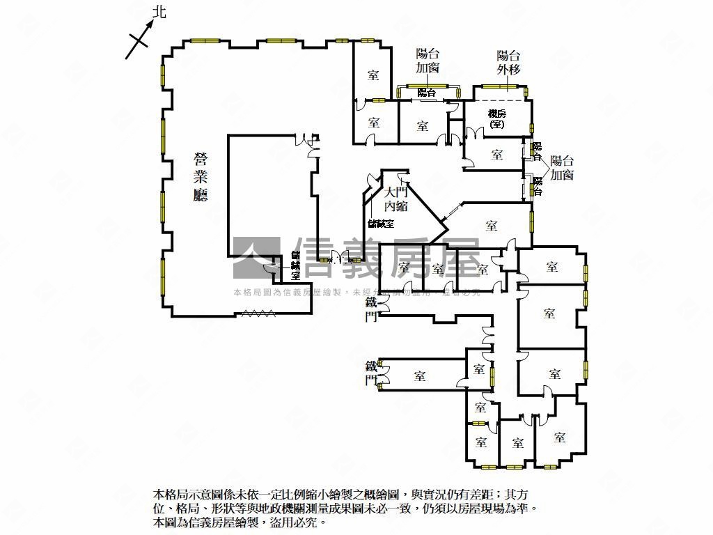 長谷巨星☆四百坪辦公房屋室內格局與周邊環境