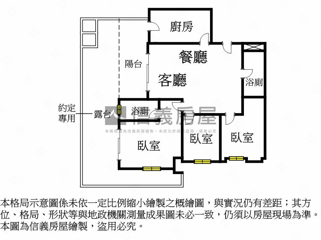 伊邸高樓翱翔景觀車位三房房屋室內格局與周邊環境