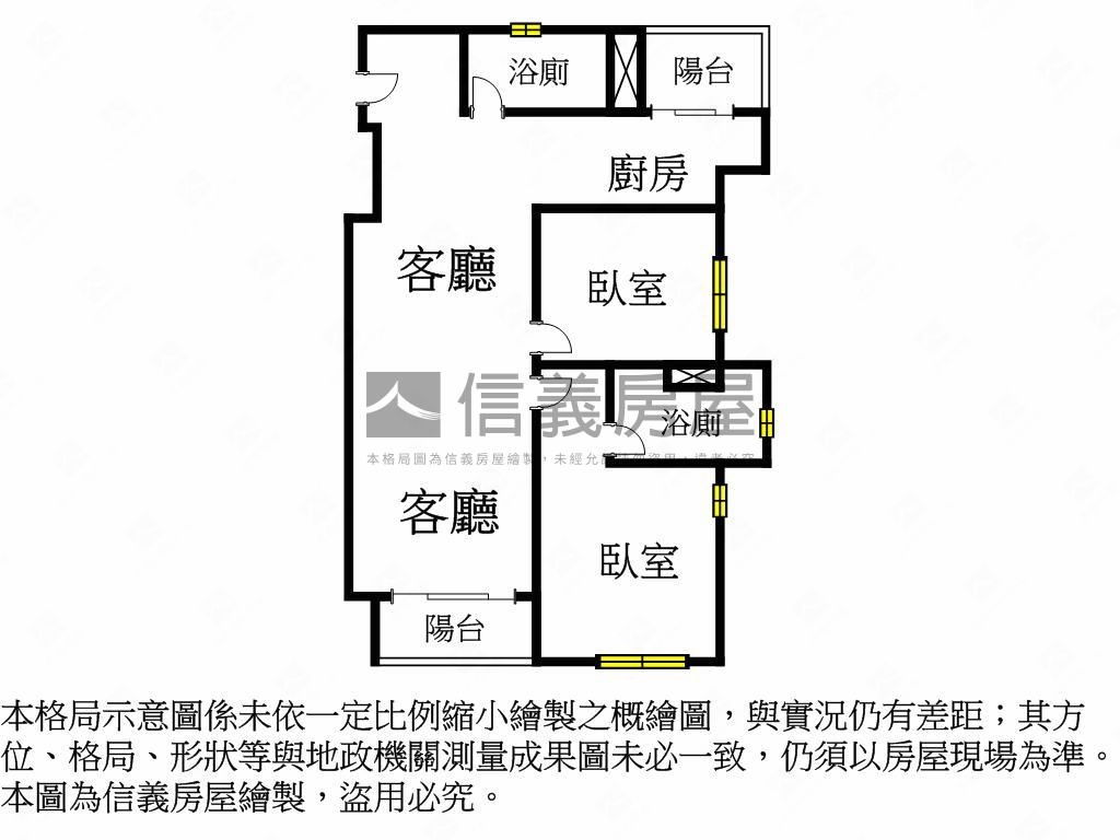 日初莊園－景觀兩房平車Ａ房屋室內格局與周邊環境