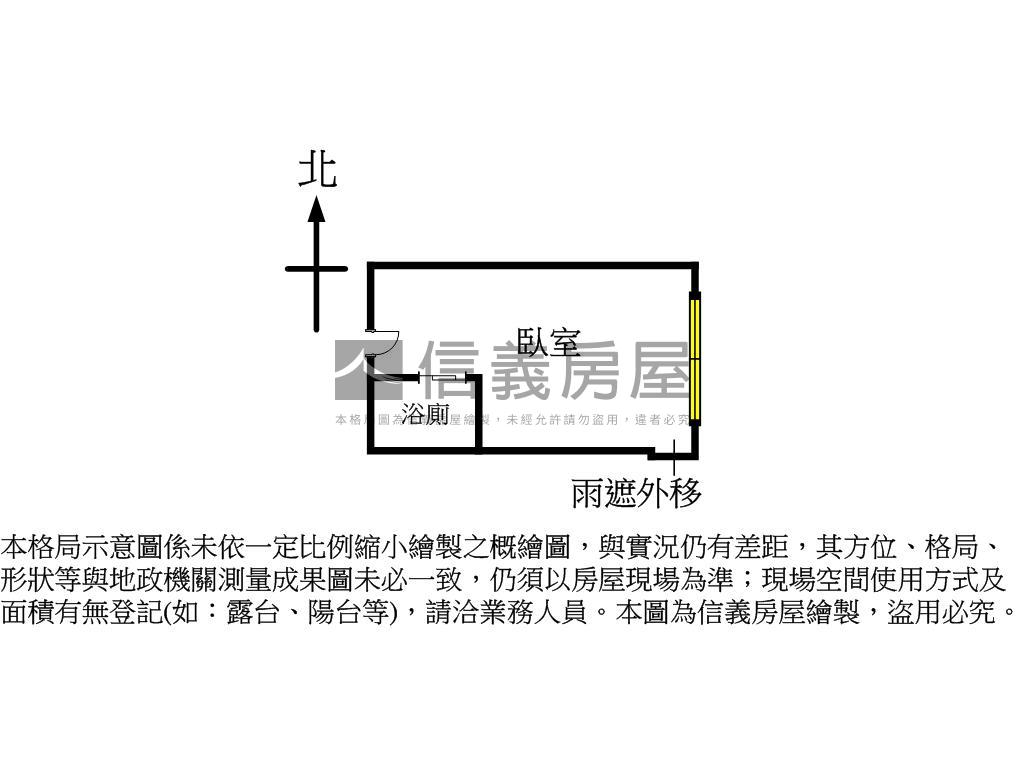 勤益科大套房房屋室內格局與周邊環境
